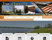 Tablet Screenshot of lafayettetownship.org