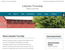 Tablet Screenshot of lafayettetownship.com